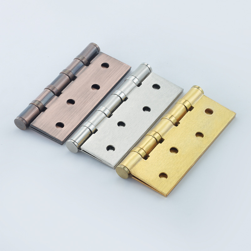 Vasból készült sík pánt golyóscsapággyal faajtókhoz és hajtogatható szekrényekhez — modern, egyszerű stílus