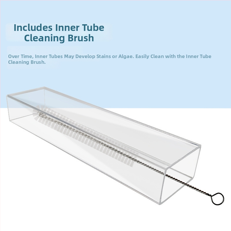 Πλαστικός ταϊστής για ενυδρείο, με σωληνά ταΐσμου, δαχτυλίδι ταΐσματος και λεκάνη ταΐσματος