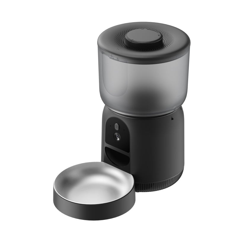 Τροφοδότης κατοικίδιων με βίντεο και φωνητική αλληλεπίδραση, με εφαρμογή, χωρητικότητα κάτω από 3L, αποσπώμενος, κατάλληλος για γάτες και σκύλους