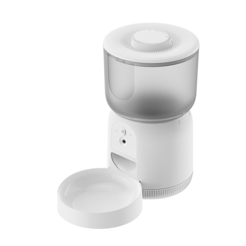 Τροφοδότης κατοικίδιων με βίντεο και φωνητική αλληλεπίδραση, με εφαρμογή, χωρητικότητα κάτω από 3L, αποσπώμενος, κατάλληλος για γάτες και σκύλους