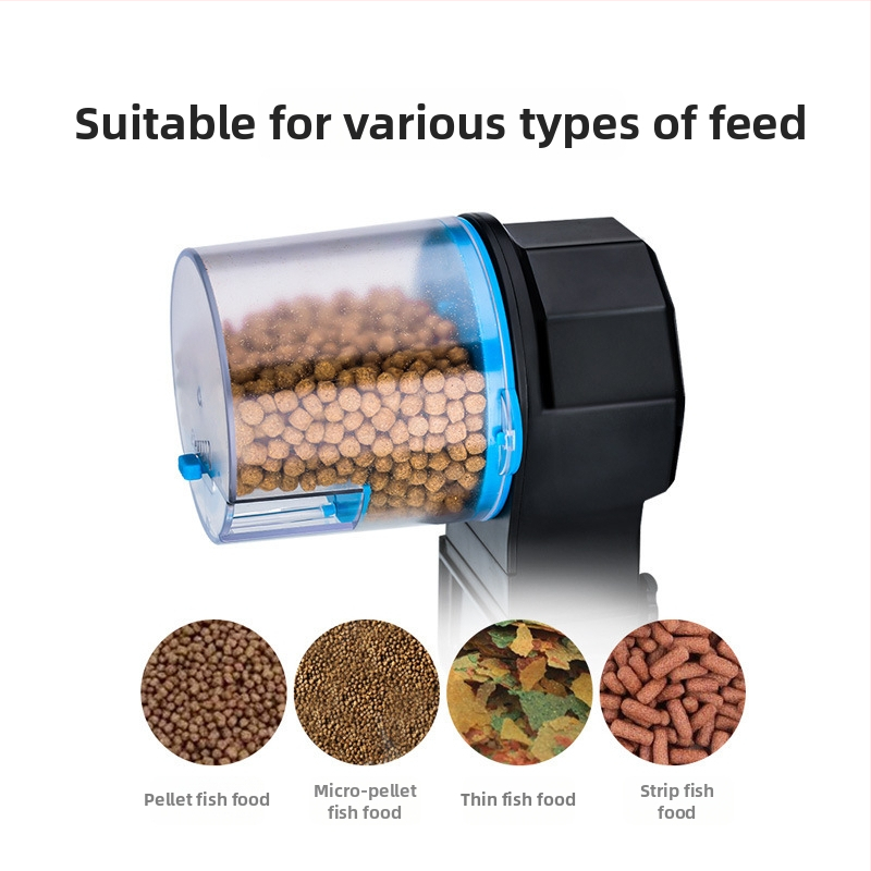 Αυτόματος τροφοδότης ενυδρείου για ψάρια με ευφυή χρονοδιακόπτη, ABS πλαστικό — σετ 36 τεμαχίων