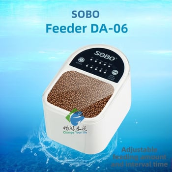 Songbao DA-06 Αυτόματος τροφοδότης ψαριών για ενυδρείο – κατάλληλος για μικρά ψάρια και χελώνες