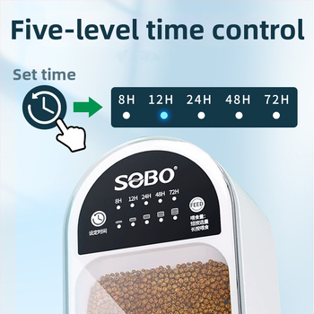 Songbao DA-06 Αυτόματος τροφοδότης ψαριών για ενυδρείο – κατάλληλος για μικρά ψάρια και χελώνες