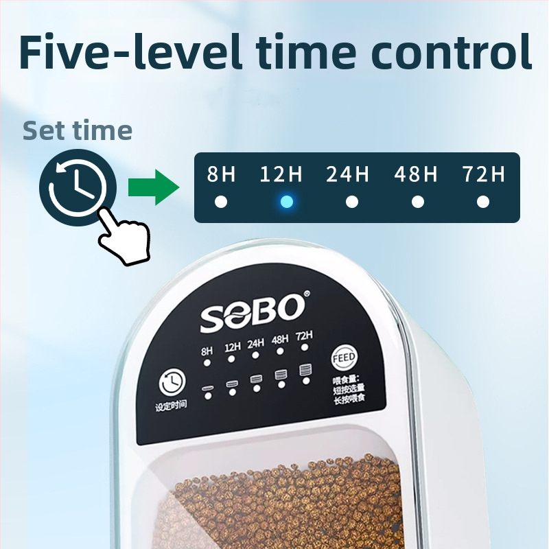 Songbao DA-06 Αυτόματος τροφοδότης ψαριών για ενυδρείο – κατάλληλος για μικρά ψάρια και χελώνες