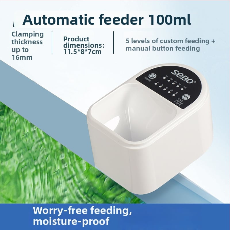 Songbao DA-06 Αυτόματος τροφοδότης ψαριών για ενυδρείο – κατάλληλος για μικρά ψάρια και χελώνες