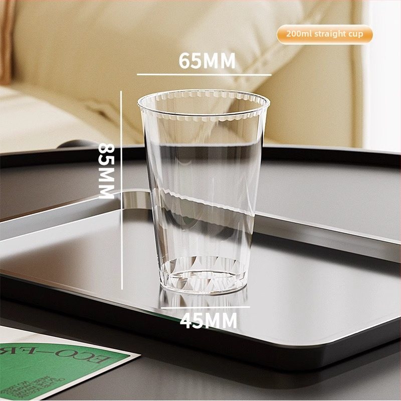 Jednokratna plastična čaša, Mingtong, kapacitet 201-300 ml, okrugli oblik, plastični materijal