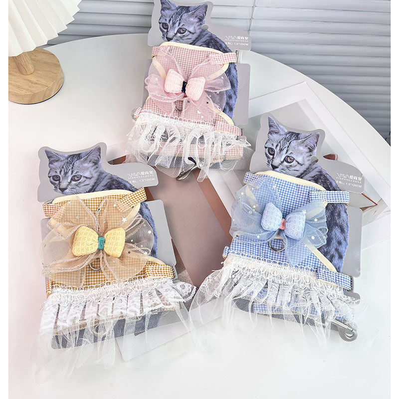 Mačji prsni remen od čipavog najlona — za mačke, marka Love Is Still Favored