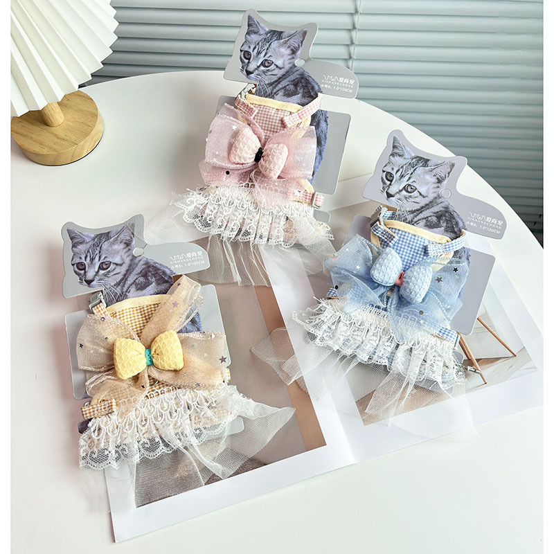 Mačji prsni remen od čipavog najlona — za mačke, marka Love Is Still Favored