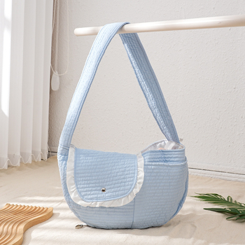 Torba za mačke na ramenu | prijenosna torba za kućne ljubimce, pamuk-lin materijal, kapacitet 500, udobna i prozračna