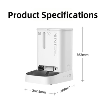 Petkit έξυπνη ταϊστρα Solo Twin Star με οπτική απεικόνιση για γάτες και σκύλους