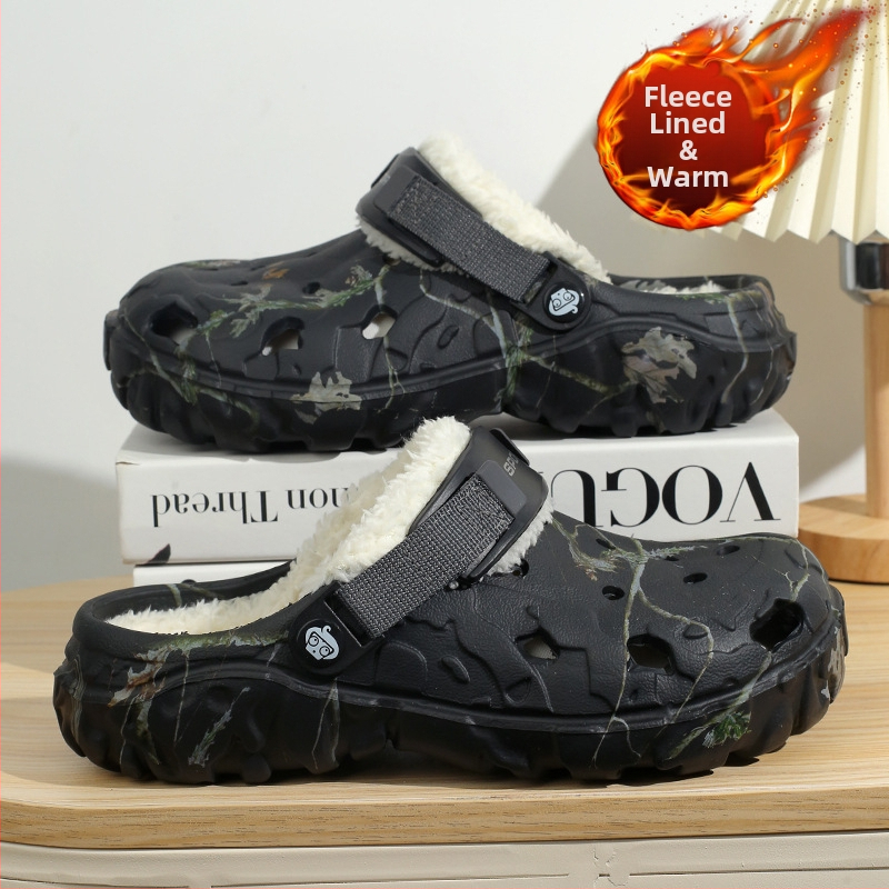 Muške pamučne papuče, zima 2025, debeli potplat, EVA gornji dio, EVA potplat