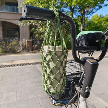 Mrežasta torba za šalice s pletenjem od pamukovog užeta – ukras vrta, Brand Unique