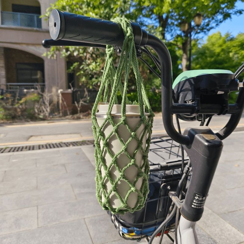 Mrežasta torba za šalice s pletenjem od pamukovog užeta – ukras vrta, Brand Unique