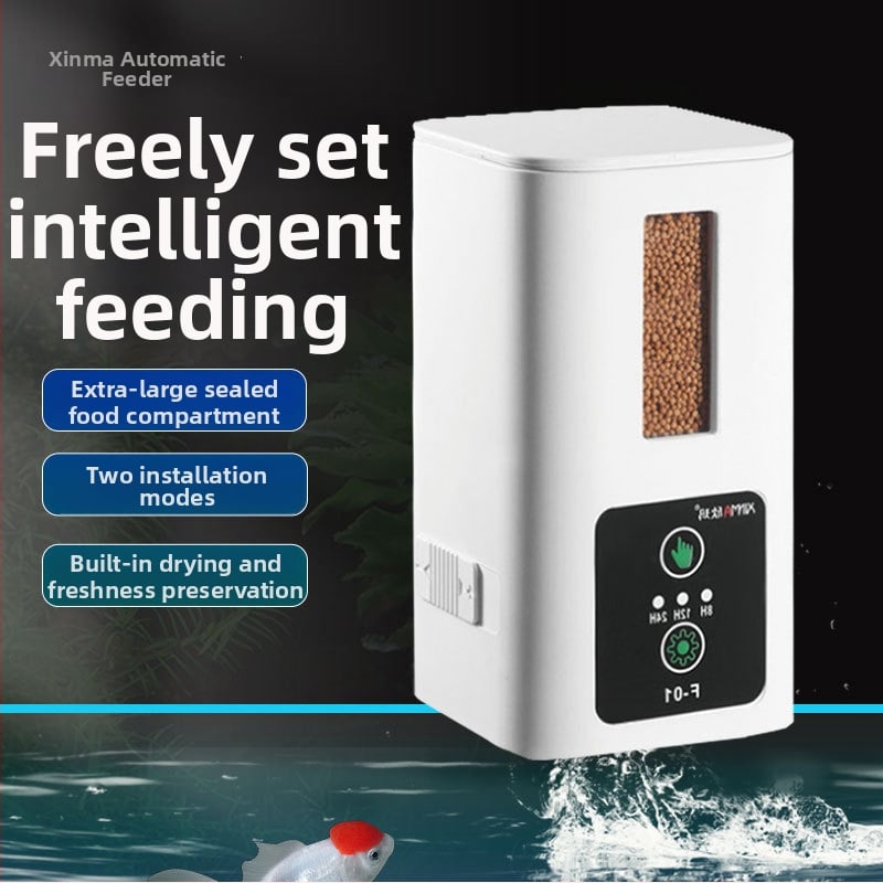 Xinma Αυτόματος Τροφοδότης Ενυδρείου με Χρονόμετρο για KOI, Χρυσόψαρα και Χελώνες