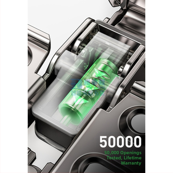 Panta za vrata/ormar s trostupanjskim djelovanjem i tlmjenjem pri malom kutu, za vrata debljine 18–25 mm, hladno valjana čelična, površinska titanij spoj