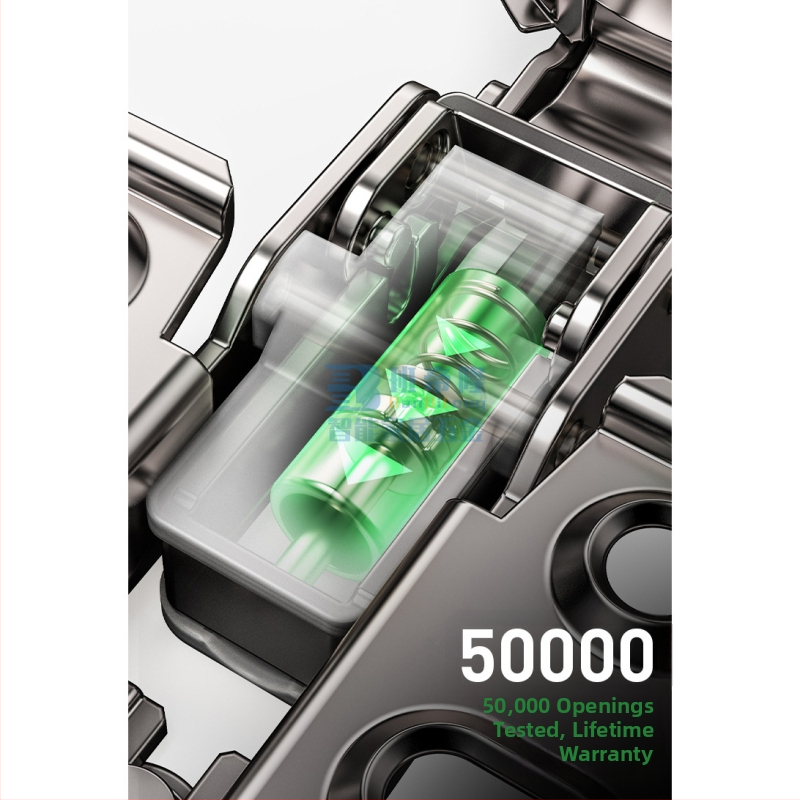 Panta za vrata/ormar s trostupanjskim djelovanjem i tlmjenjem pri malom kutu, za vrata debljine 18–25 mm, hladno valjana čelična, površinska titanij spoj