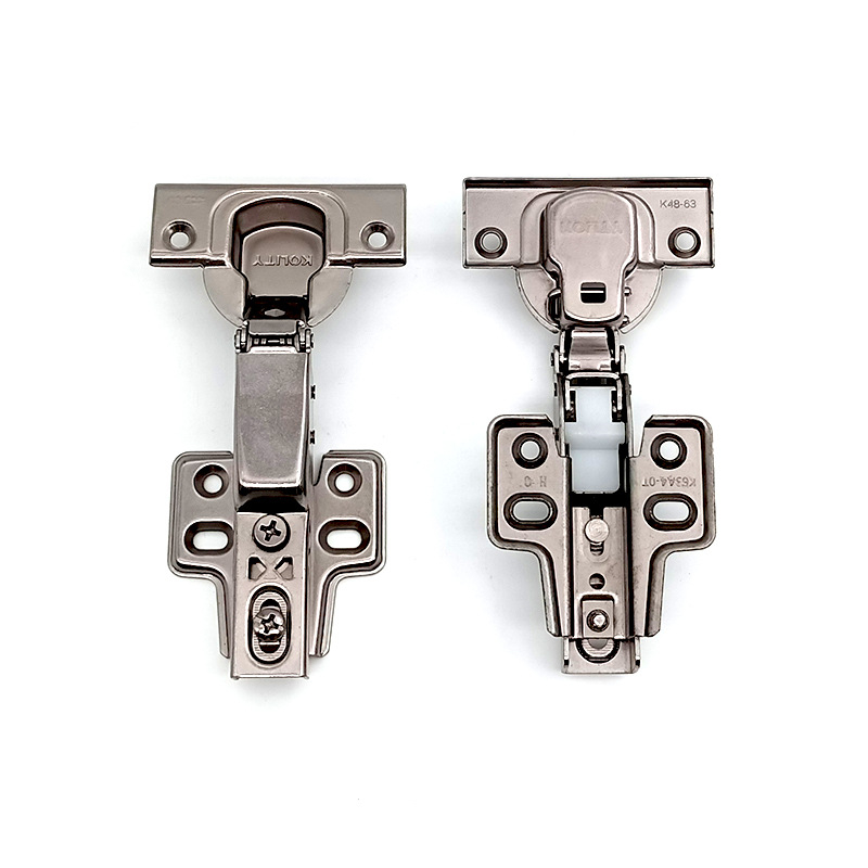 Panta za vrata/ormar s trostupanjskim djelovanjem i tlmjenjem pri malom kutu, za vrata debljine 18–25 mm, hladno valjana čelična, površinska titanij spoj