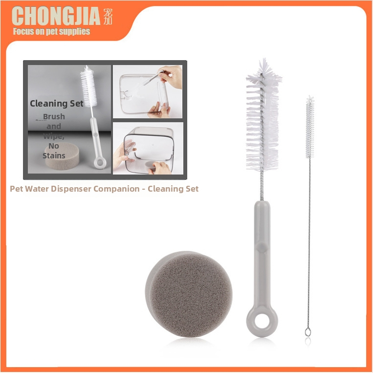 Pet Plus četka za čišćenje posude za vodu za mačke — čisti unutarnji filtar i pumpu, materijal: plastika