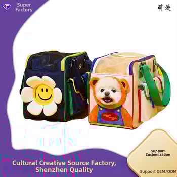 Nylon torba za kućne ljubimce, prozračna i vodootporna, crossbody torba za putovanja, velika kapaciteta