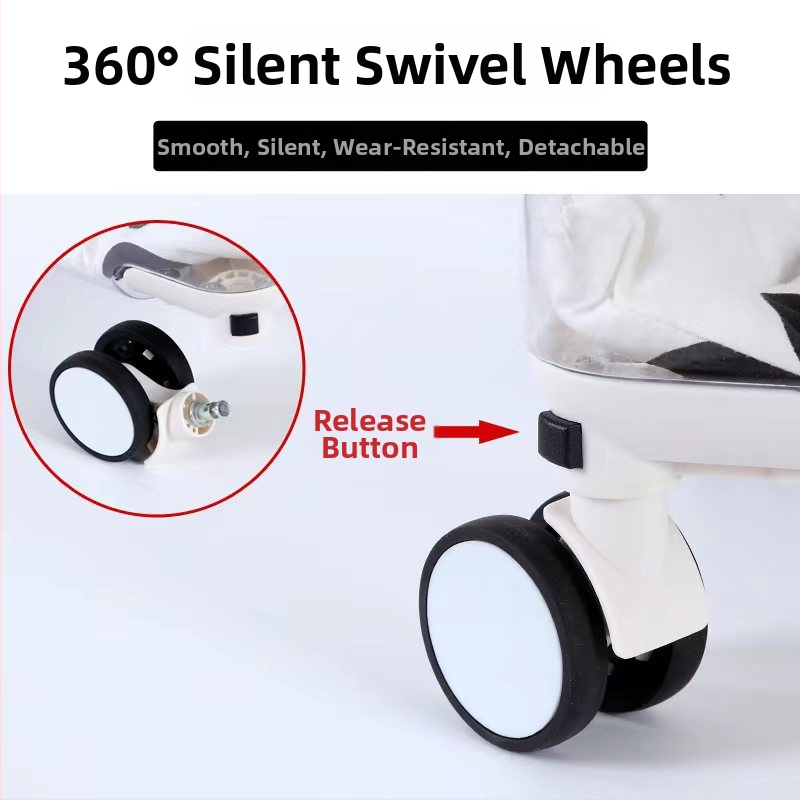 Torba za prijevoz mačaka, prozirna i prozračna, PC materijal, Berana