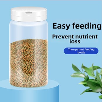 AC-FISH αυτόματη φιάλη ταΐσματος ψαριών για ενυδρείο; κατασκευασμένη από πλαστικό; σετ 100 τεμάχια; κατάλληλη για ενυδρείο