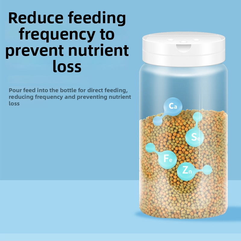 AC-FISH αυτόματη φιάλη ταΐσματος ψαριών για ενυδρείο; κατασκευασμένη από πλαστικό; σετ 100 τεμάχια; κατάλληλη για ενυδρείο