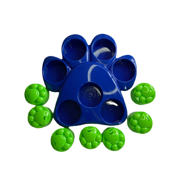 Hrănitoare puzzle pentru pisici și câini, formă de gheară, anti-sufocare, alimentare lentă, PP material