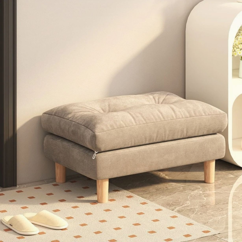 Moderno minimalistički platneni tabure za noge, s mekanim punjenjem od pamuka, prilagodljiv, višestruka namjena