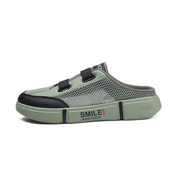 Muške Slip-On tenisice, Korejskog stila, Mrežasti gornji dio, Gumena đona, Injekcijsko oblikovanje