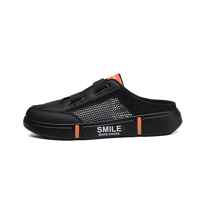 Muške Slip-On tenisice, Korejskog stila, Mrežasti gornji dio, Gumena đona, Injekcijsko oblikovanje
