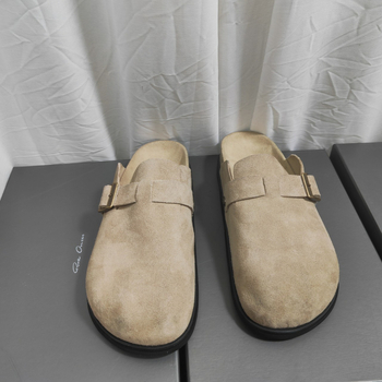 Muške slip-on loaferice s debelom gumom na potplatu, gornji dio od kravljeg kože, šivanje potplata, ljeto 2025