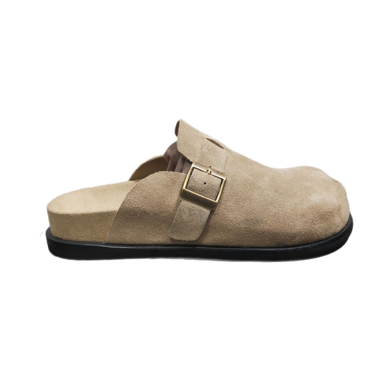 Muške slip-on loaferice s debelom gumom na potplatu, gornji dio od kravljeg kože, šivanje potplata, ljeto 2025