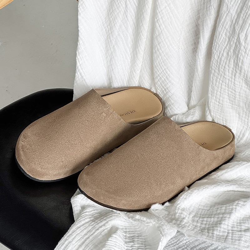 Muške mule papuče s debelim gumenim potplatom, slip-on, proljeće 2025