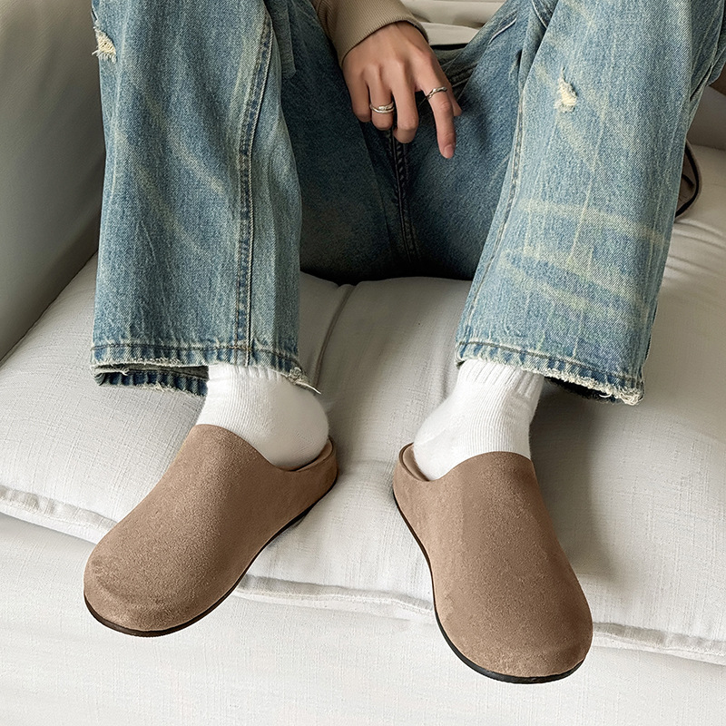 Muške mule papuče s debelim gumenim potplatom, slip-on, proljeće 2025