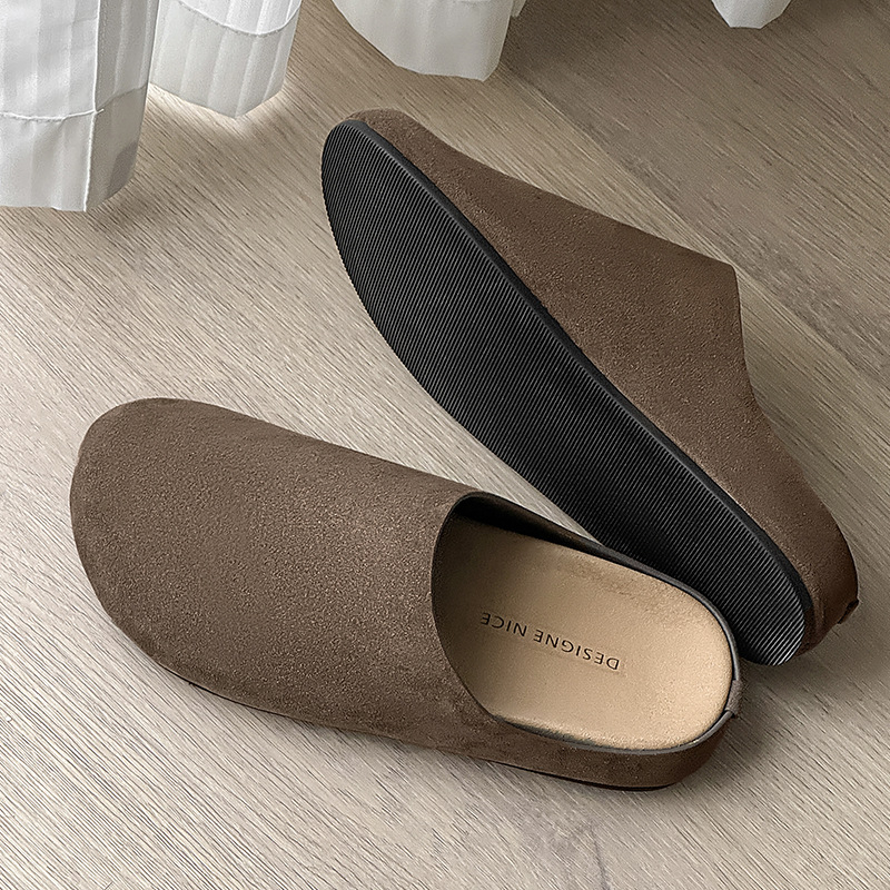 Muške mule papuče s debelim gumenim potplatom, slip-on, proljeće 2025