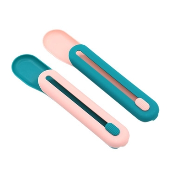 Κουταλάκι ταΐσματος γάτων με πιεστήριο πάστας κρέατος – πλαστικό, αυτόματη τροφοδοσία, κουτί 500 τεμάχια