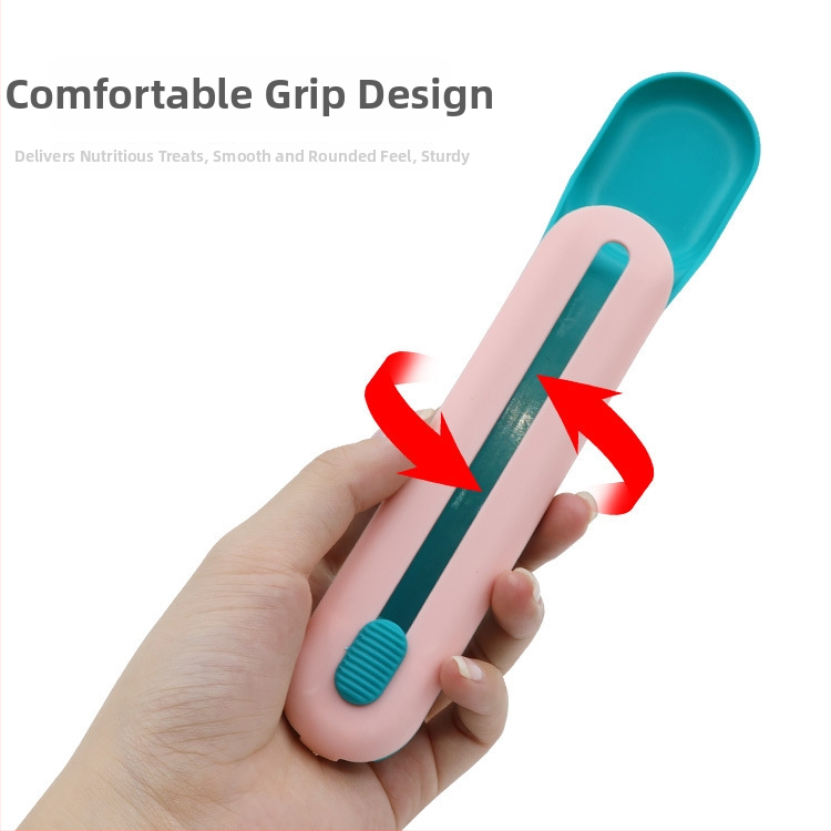 Κουταλάκι ταΐσματος γάτων με πιεστήριο πάστας κρέατος – πλαστικό, αυτόματη τροφοδοσία, κουτί 500 τεμάχια