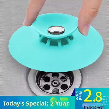 Zaporka za umivaonik – pritisni tip, diskovitog oblika, protiv mirisa