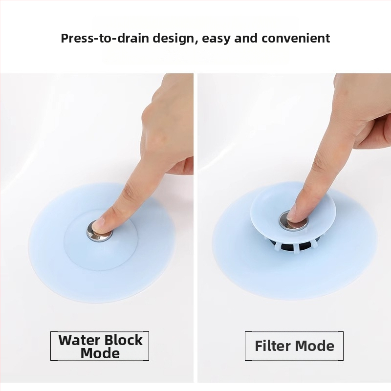 Zaporka za umivaonik – pritisni tip, diskovitog oblika, protiv mirisa