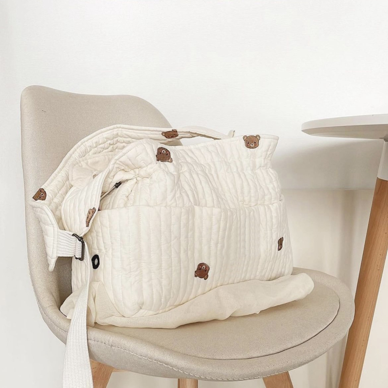 Torba za kućne ljubimce preko ramena, velika kapaciteta, prozračna tkanina pamuk i lan, karikatura uzorak