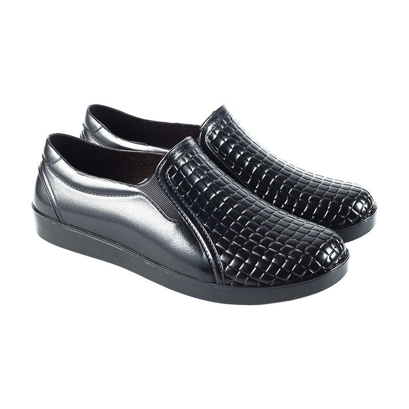 Pantofi de apă din PVC, Cizme de ploaie scurte, Impermeabile, Antiderapante și rezistente la uzură, Turnare monobloc, Model în carouri