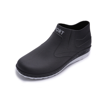Muške kišne overshoes: vodootporne plastične cipele, protuklizna potplata, mrežasta unutrašnjost, jednodijelno oblikovana potplata