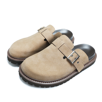 Muške slip-on sandale u Birkenstock stilu od prave kože za svakodnevno nošenje na otvorenom; Gornji materijal: mikrovlakna koža; Potplat: pjena-guma; Zatvaranje: slip-on; Sezona: ljeto 2025