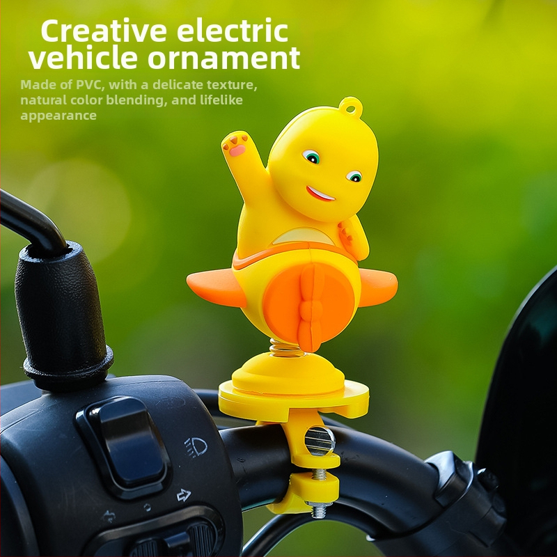 Διάκοσμητικό για καθρέπτη οπισθενπορείας ποδηλάτου, μοτοσικλέτας και ηλεκτρικού οχήματος; Υλικό: ρητίνη; Στυλ: καρτούν; Μάρκα: Smart forest; Λειτουργία: διακόσμηση