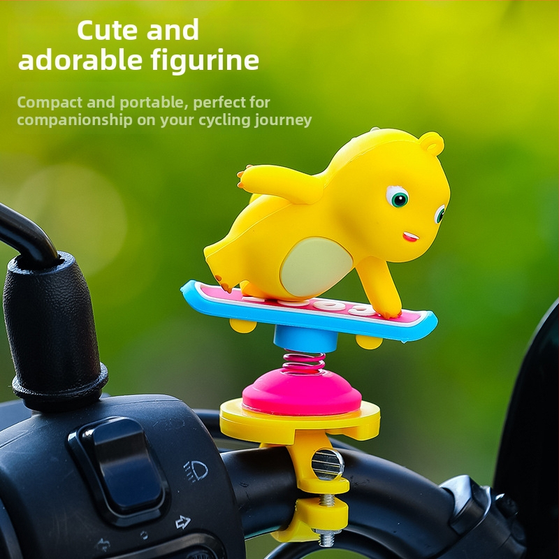 Διάκοσμητικό για καθρέπτη οπισθενπορείας ποδηλάτου, μοτοσικλέτας και ηλεκτρικού οχήματος; Υλικό: ρητίνη; Στυλ: καρτούν; Μάρκα: Smart forest; Λειτουργία: διακόσμηση