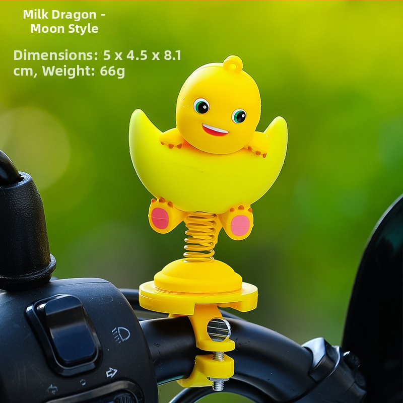 Διάκοσμητικό για καθρέπτη οπισθενπορείας ποδηλάτου, μοτοσικλέτας και ηλεκτρικού οχήματος; Υλικό: ρητίνη; Στυλ: καρτούν; Μάρκα: Smart forest; Λειτουργία: διακόσμηση