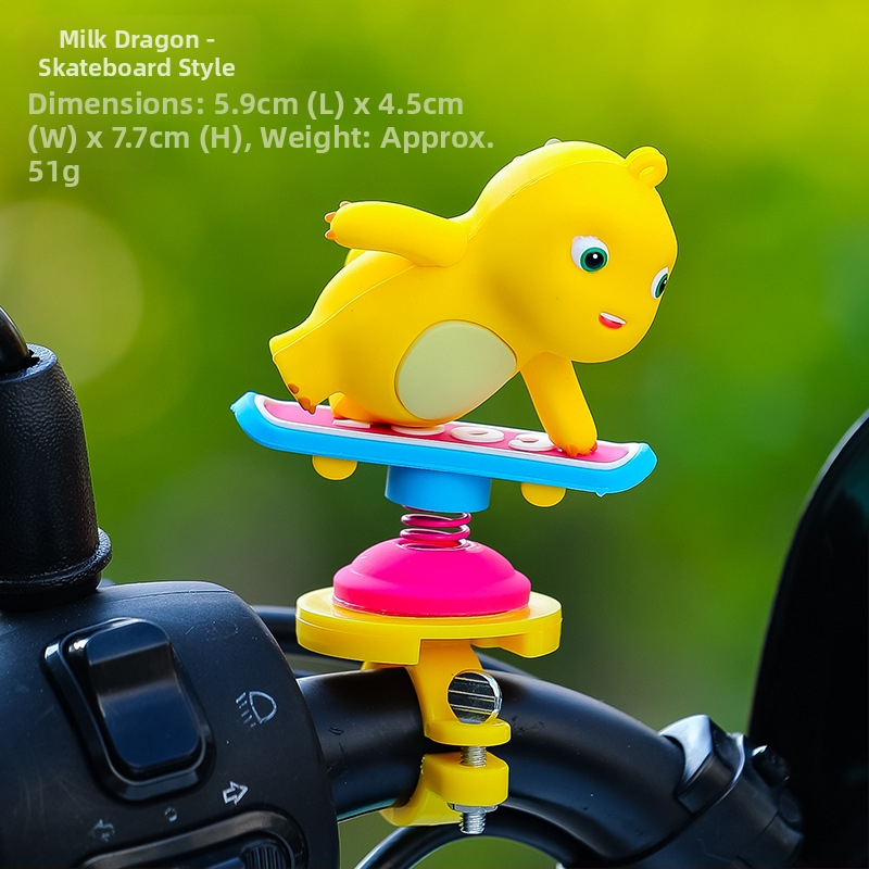 Διάκοσμητικό για καθρέπτη οπισθενπορείας ποδηλάτου, μοτοσικλέτας και ηλεκτρικού οχήματος; Υλικό: ρητίνη; Στυλ: καρτούν; Μάρκα: Smart forest; Λειτουργία: διακόσμηση