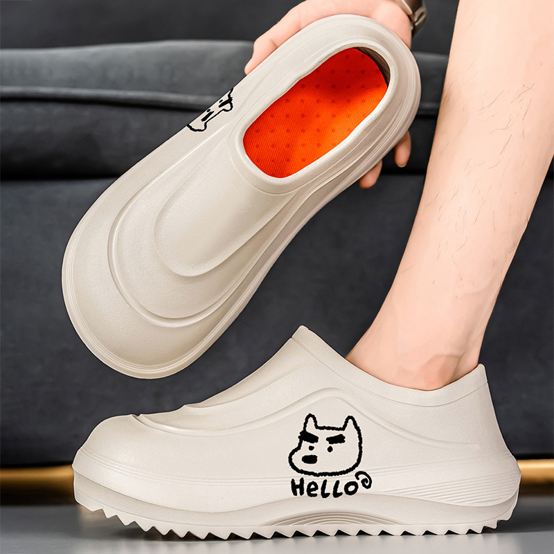 Pantofi bucătar pentru iarnă – impermeabili, antiderapare, pentru bucătărie, unisex, PU partea superioară, talpă EVA, vârf rotund, toc mic în formă de pană, protecție termică