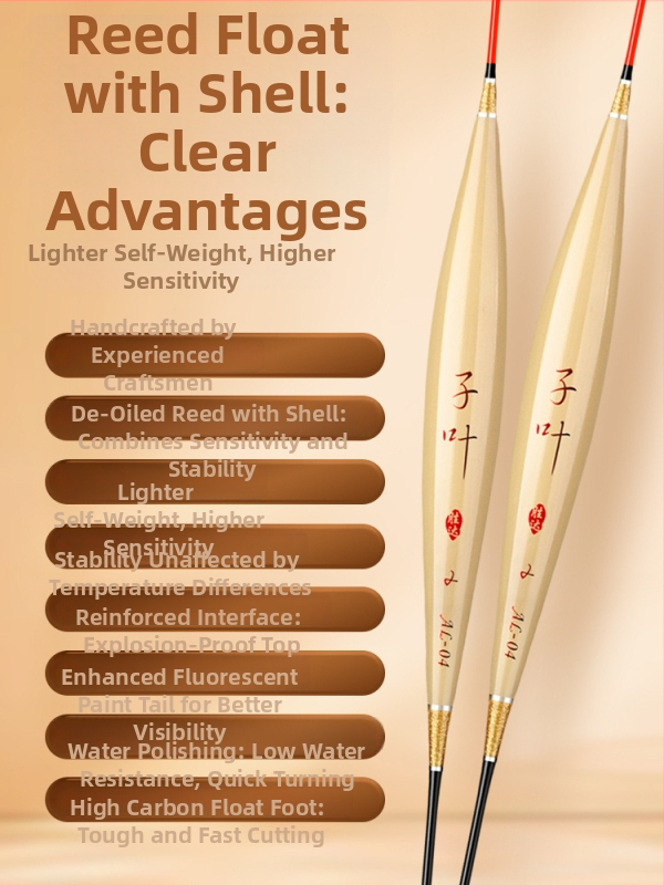 Vertical-drift reed fishing float; materijal: reed; kategorija: fishing floats and buoys; marka: Other