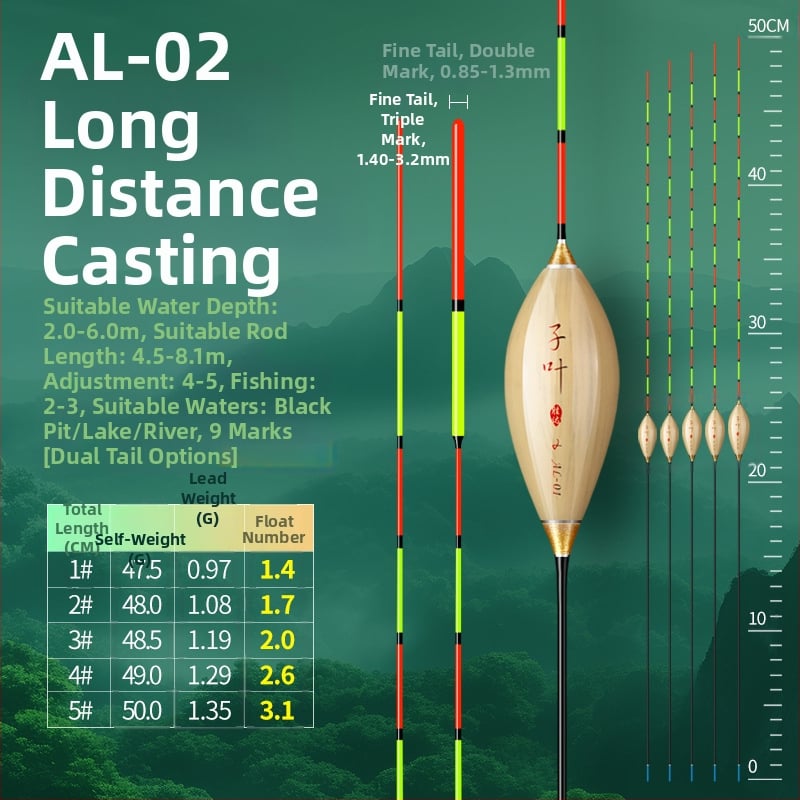 Vertical-drift reed fishing float; materijal: reed; kategorija: fishing floats and buoys; marka: Other